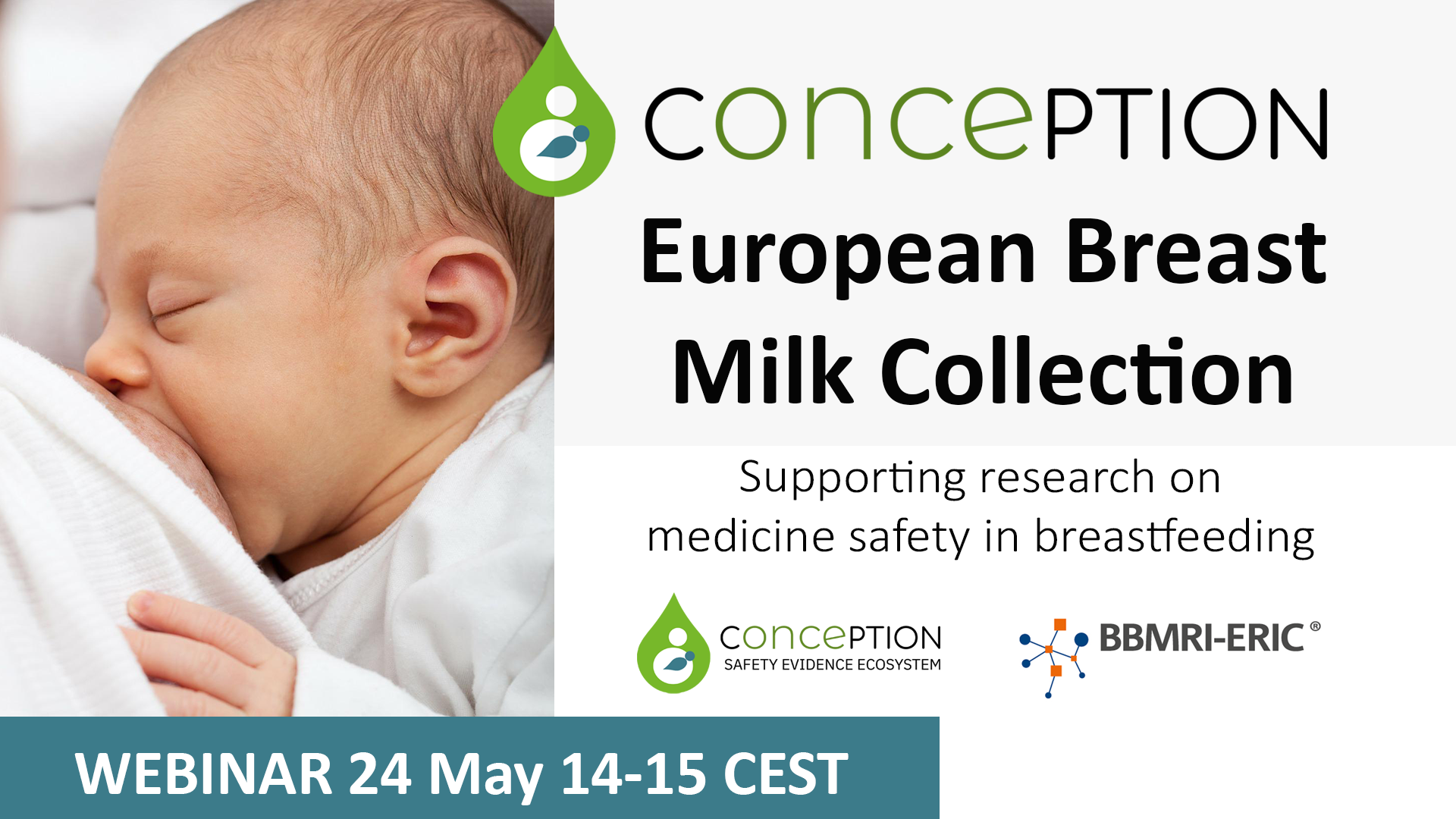 ConcePTION European Breast Milk Colleciton webinar 24 May